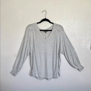 Wit & Wisdom grey long sleeve top